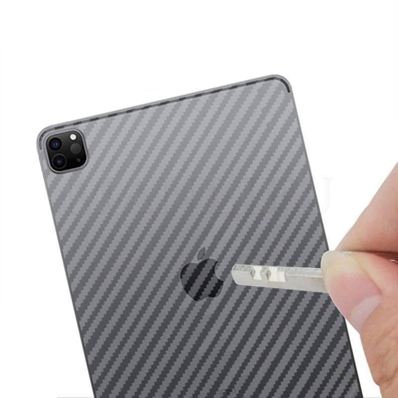 2Pcs Back Carbon Fiber Film For Apple iPad Pro 12.9 11 2021 2020 2018 Matte Screen Protector on iPad Air 4 3 2 1 iPad 9 8 7 6 5 iPad 10.2 Mini 6 5 4 3 2 1 8.4 7.9