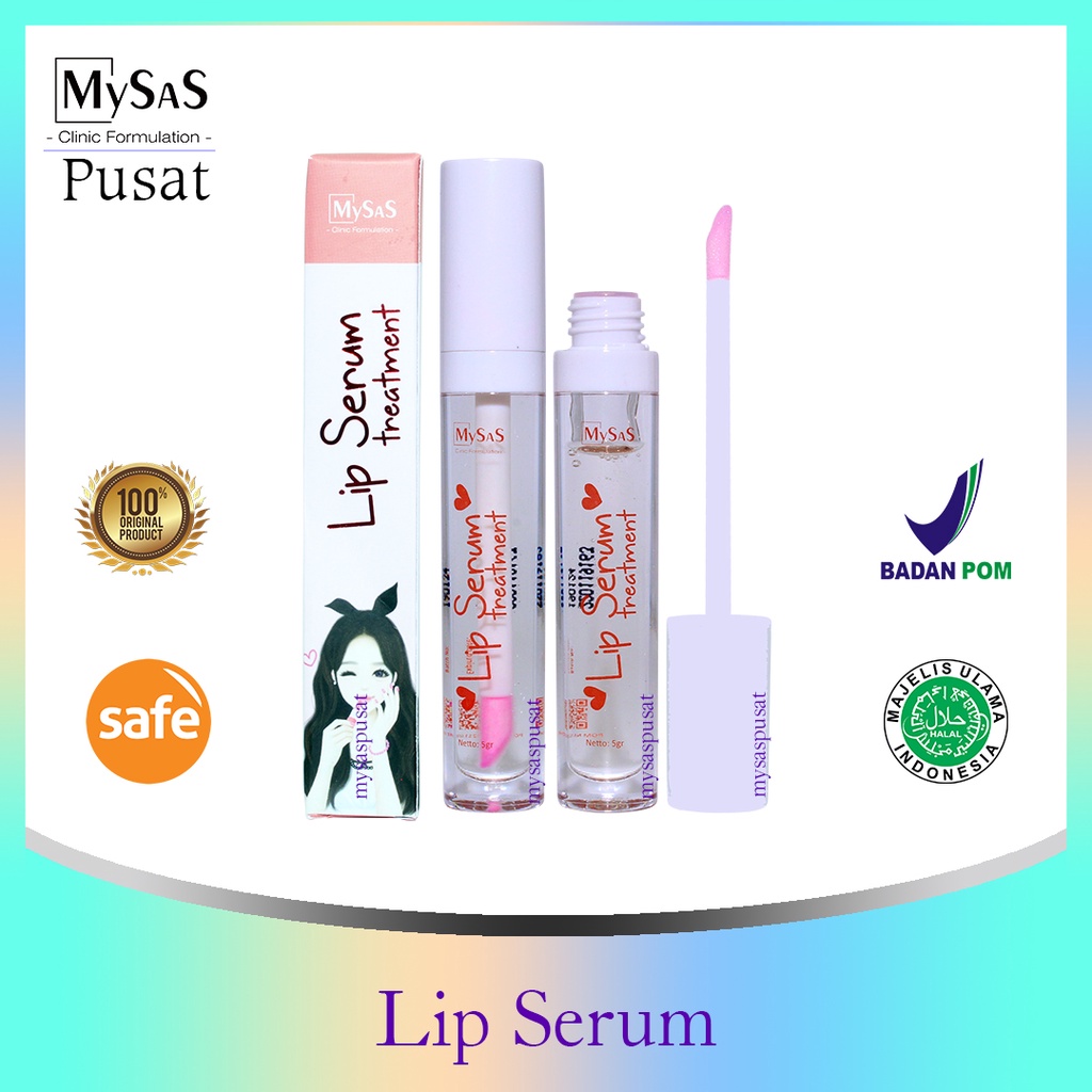 Mysas skincare lip serum treatment/lip gloss lipteen lipbalm