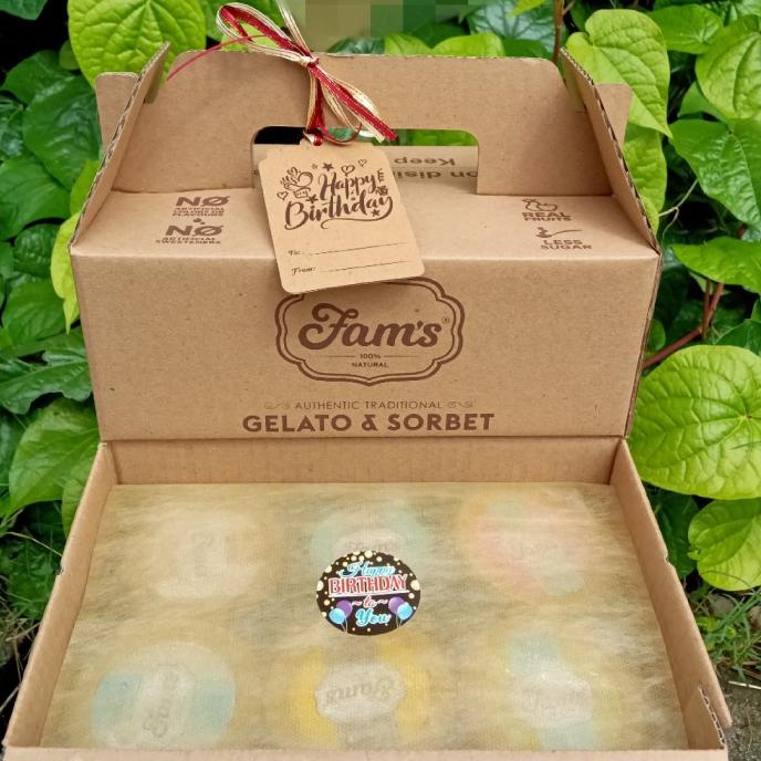 

BAYAR COD Gelato Sorbet IMLEK Gift Hampers Ice Cream Es Krim Krem Kado GRATIS ONGKIR Kode 638