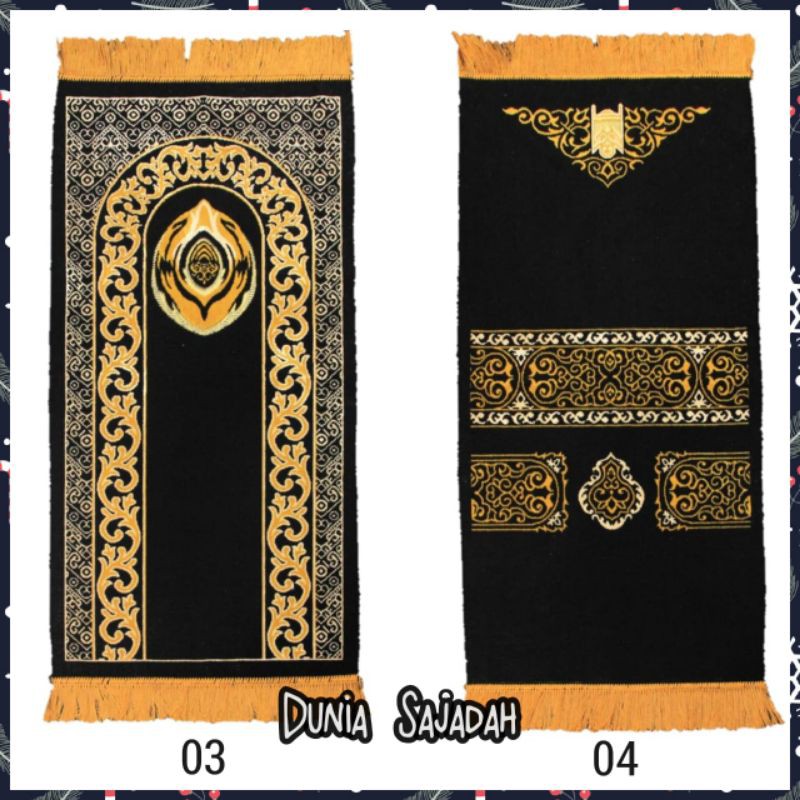 Sajadah Midi Premium Turkey Turki Kiswa / Pintu Kabah / Hajar Aswad / Kabah