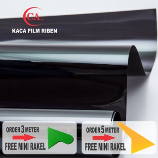 Jual Kaca Film Hitam Super Black Stiker Kaca Film Riben Tolak Panas