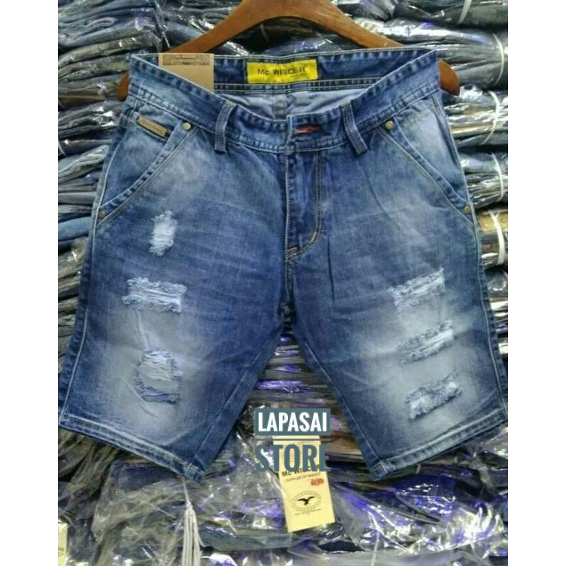 CELANA PENDEK//CELANA PRIA//CELANA MODEL SOBEK//ORIGINAL//MC WISCER//BAYAR DITEMPAT