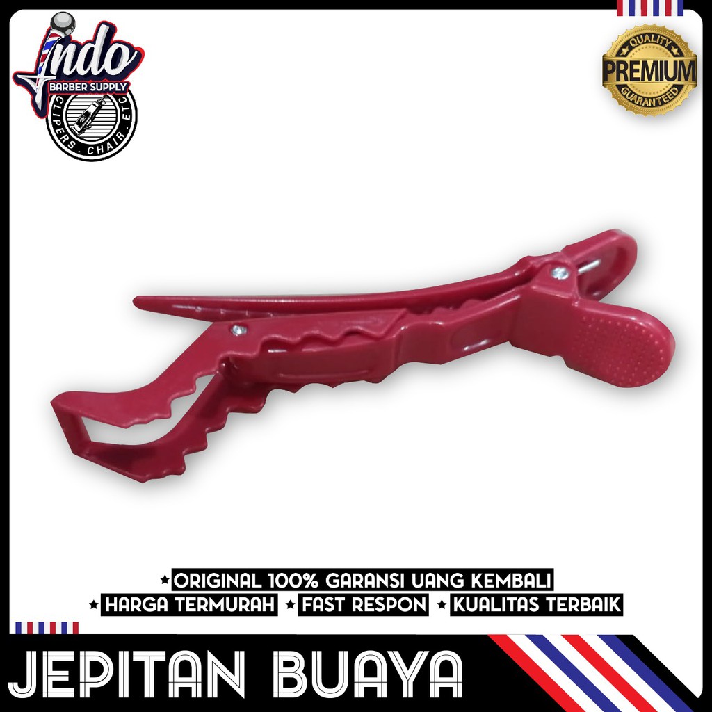 Jepit Rambut Buaya / Jepitan Salon Jepit Buaya Crocodile PER 1PCS