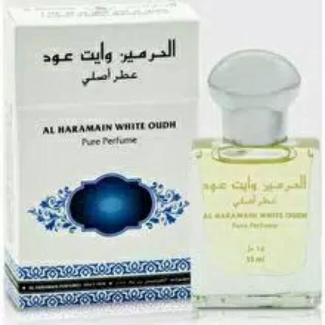 Alharamain white oudh parfum non alkohol dari uae