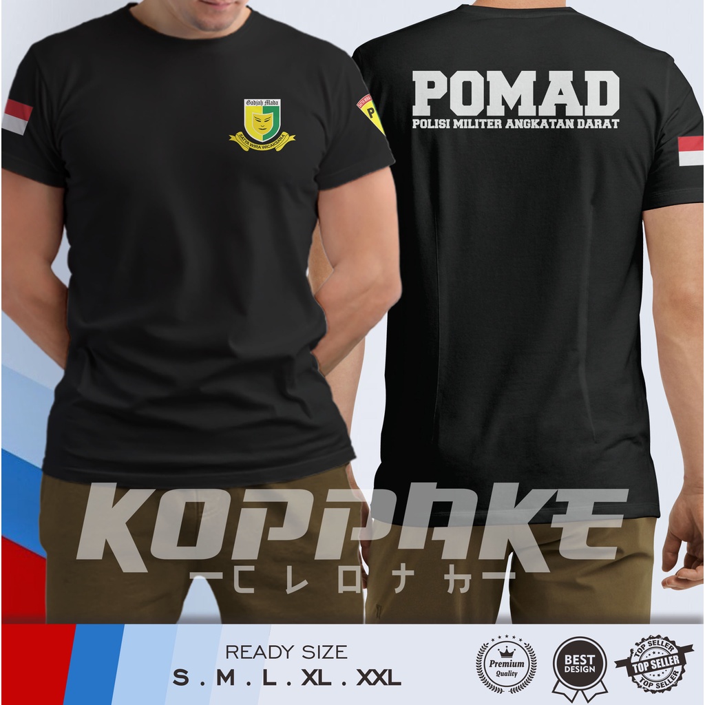 Kaos POMAD Polisi Militer Angkatan Darat Baju Distro