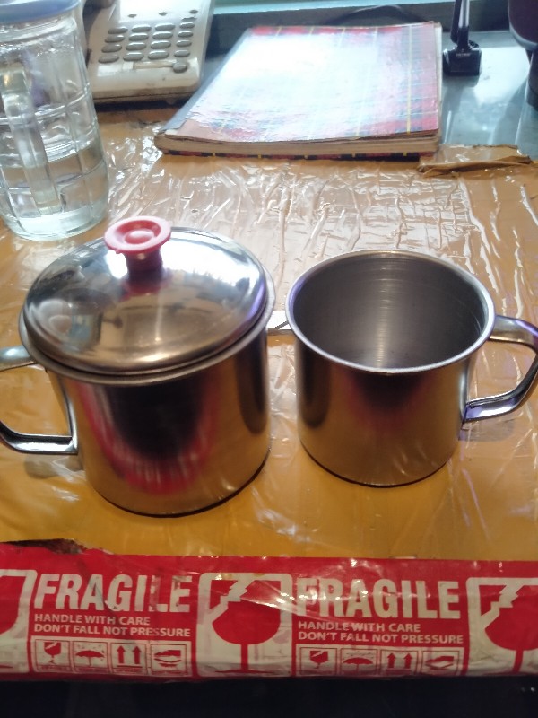 Mug / Gelas / Cangkir Kopi Stainless 7 Cm