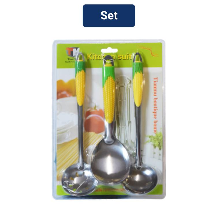 Kenmaster Peralatan Dapur Set / Kitchen Suit Set 3 Pcs (k645)