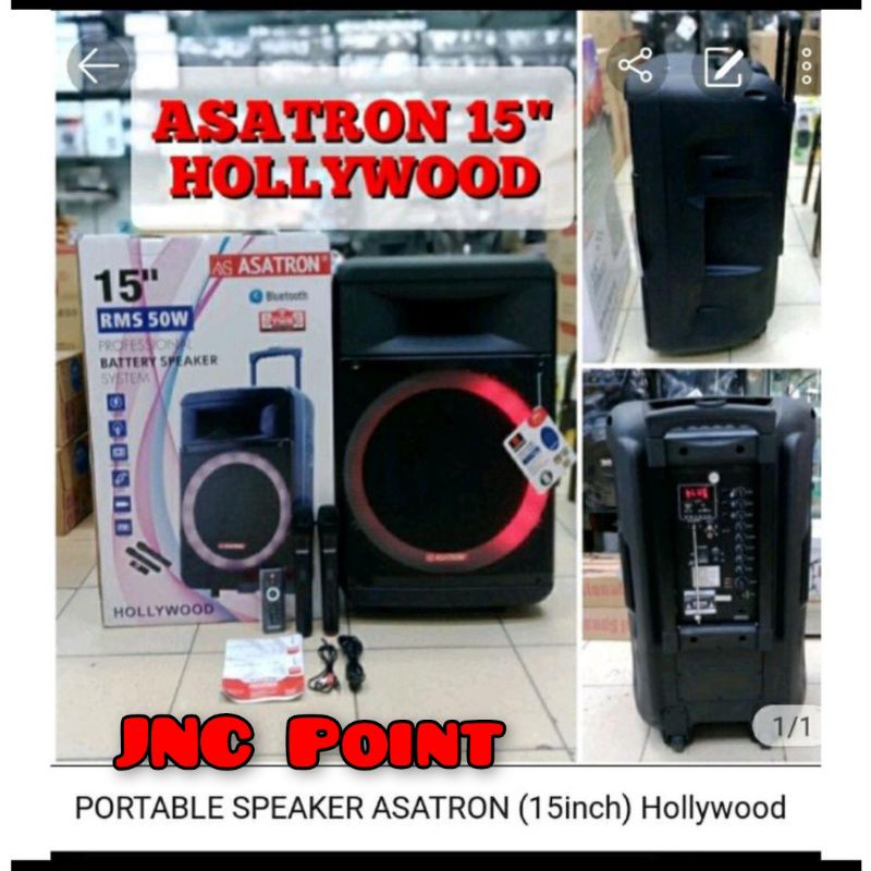 Jual Speaker Meeting Portable Asatron Hollywood Inch Original Usb Bluetooth Shopee Indonesia