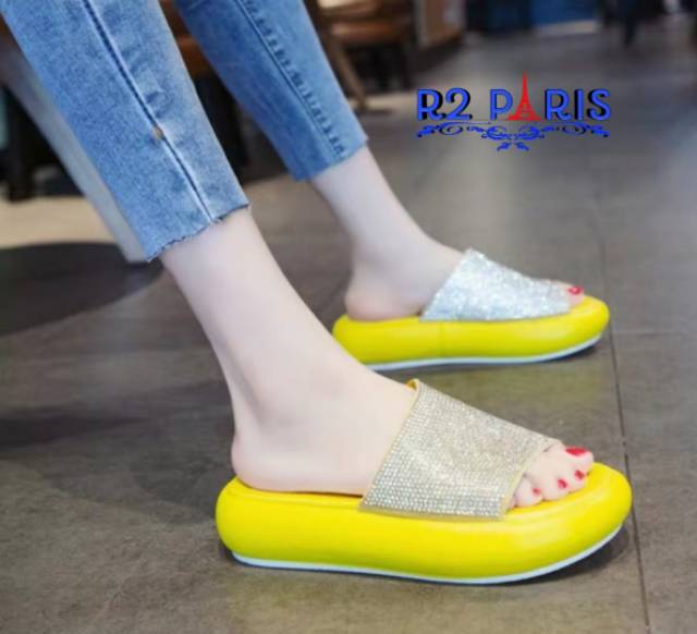 ZPT-Sandal wedges wanita OF-16