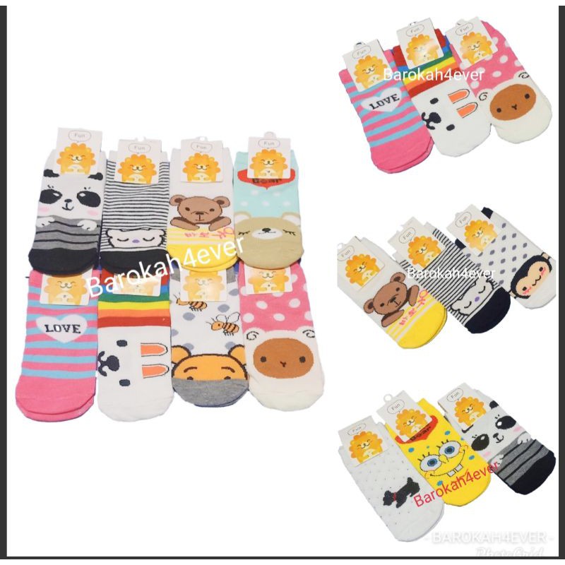 Kaos Kaki Anak CUTE FUN 3D KARAKTER PAUD - TK