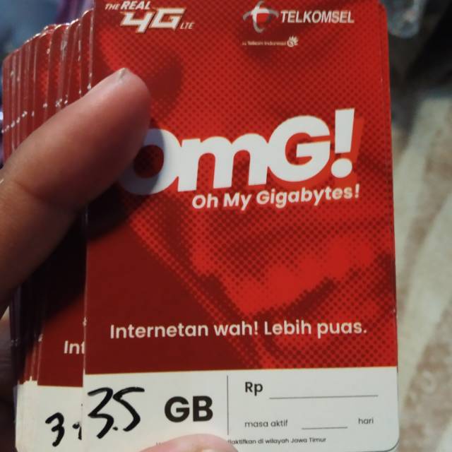 Voucher Telkomsel 3.5 Gb jatim