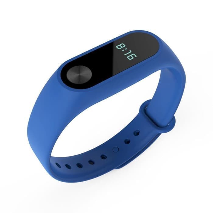 Tali Jam Silicon Strap Replacement Xiaomi MI Band 2 - blue