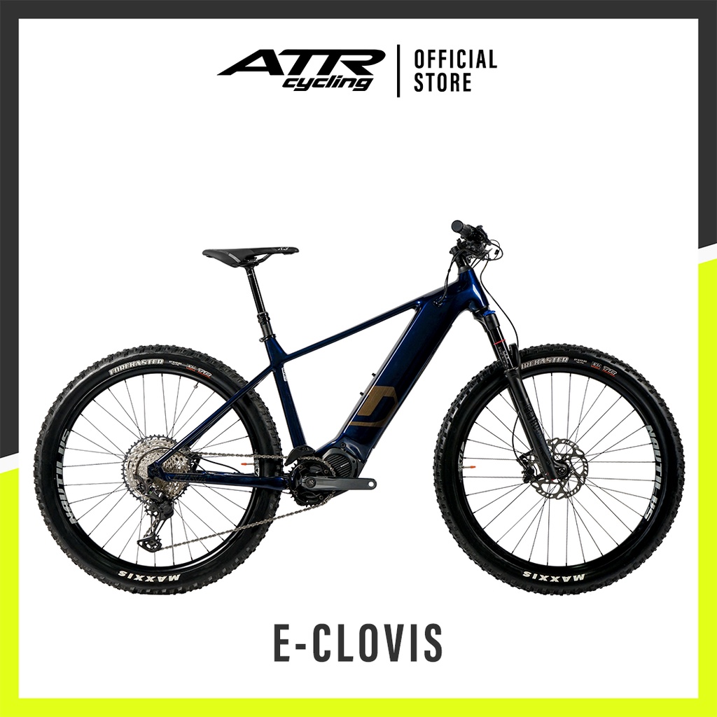 SEPEDA GUNUNG UNITED E-BIKE SERIES E-CLOVIS MTB 27.5-12SP MOTOR SHIMANO (20) BL-BK