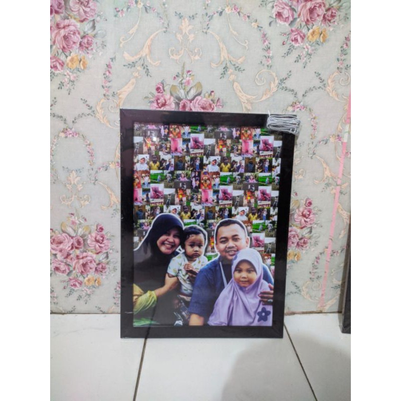 Design foto mozaik murah | bingkai foto A4 A3 A5