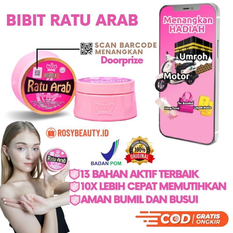 BIBIT RATU ARAB / BIBIT RATU ARAB ORIGINAL / BIBIT RATU ARAB ORIGINAL BPOM / HB BIBIT RATU ARAB WHIT