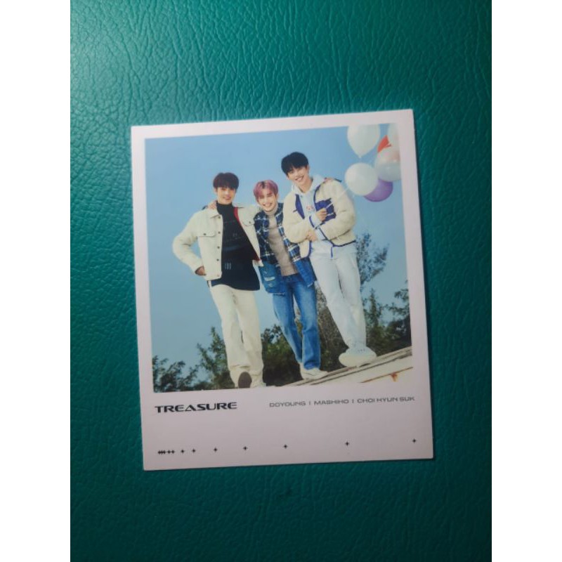 Official Polaroid Photo TREASURE 1st Chapter: Treasure Effect Doyoung|Mashiho|Choi Hyunsuk