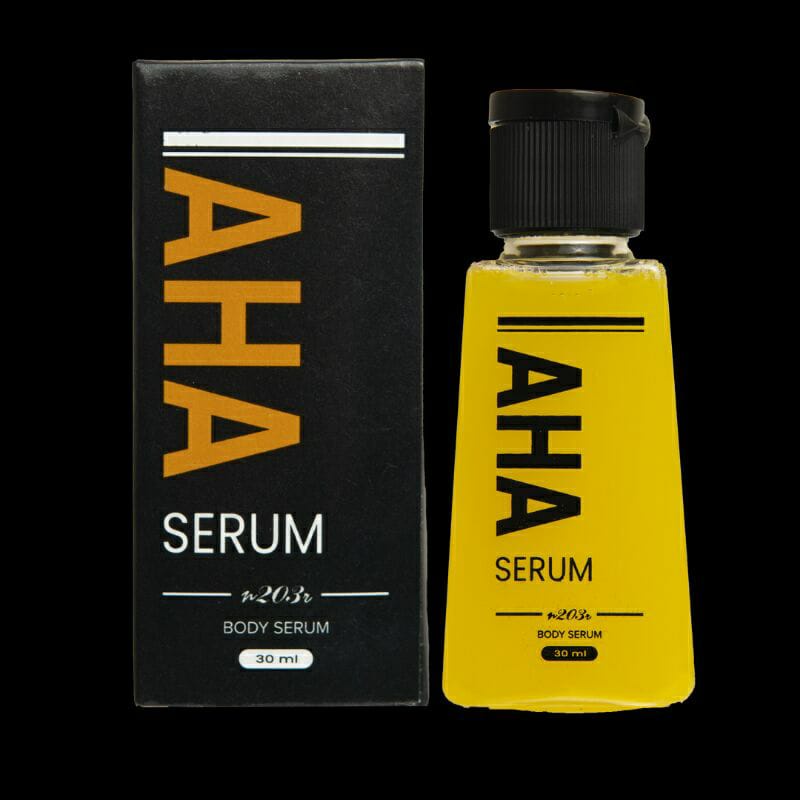 AHA BODY SERUM MERK N203R  ORIGINAL 100% 30 ML