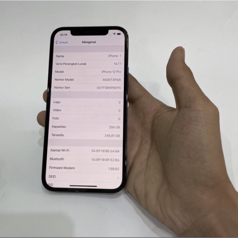 Iphone 12 pro 64gb 128gb 256gb ibox on 2022 second original mulus like new-2