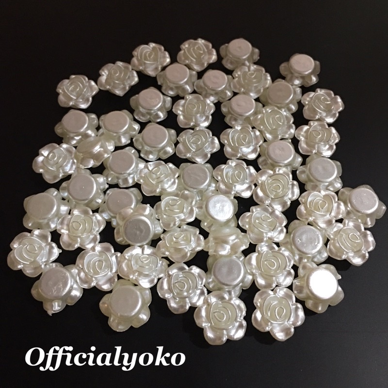 Manik Mutiara Pearl Bunga Mawar (15gram)