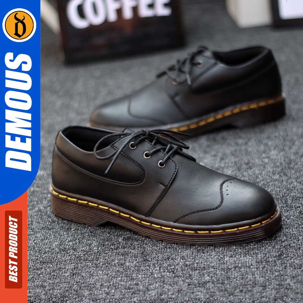 DEMOUS Domart - Sepatu Pantofel Pria Formal Kerja Oxford