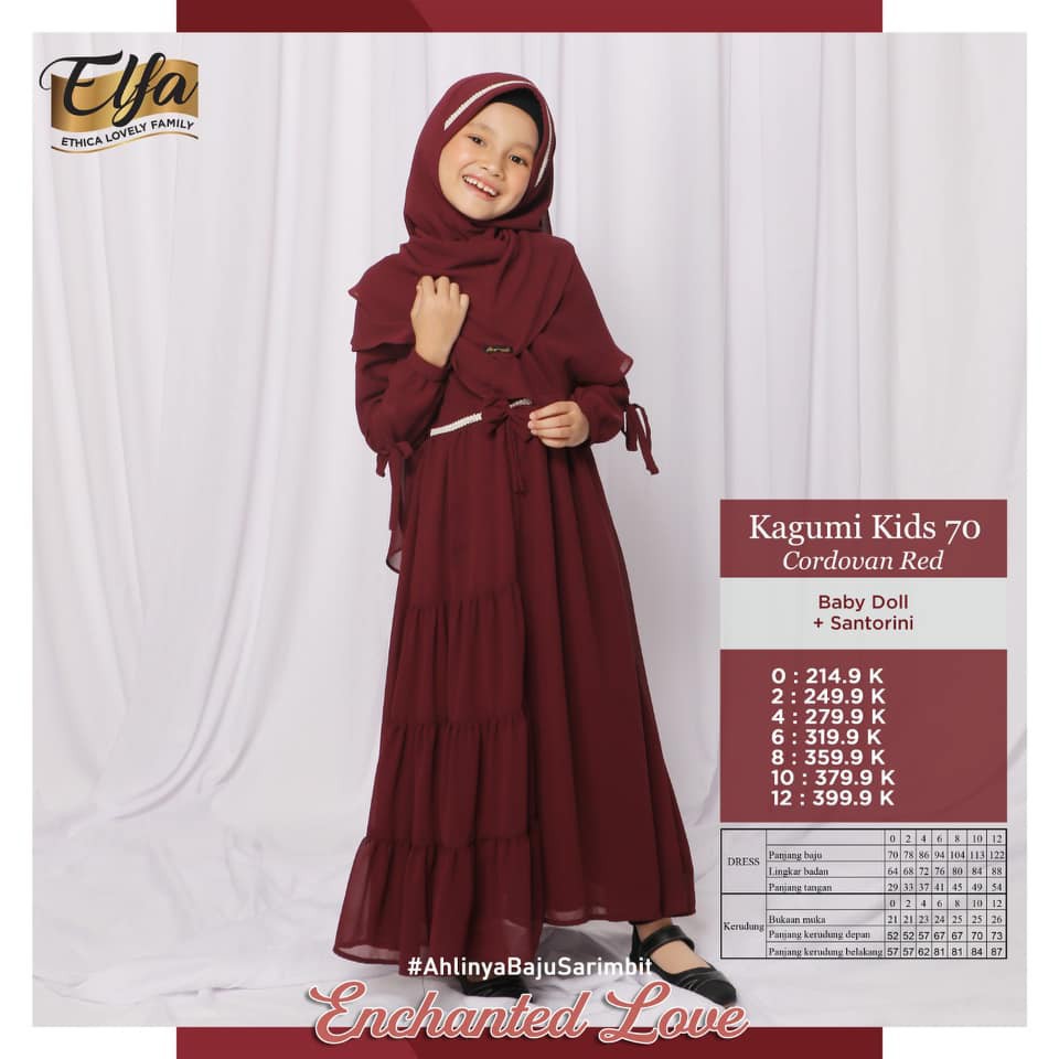 Gamis anak Ethica - Kagumi Kids 70