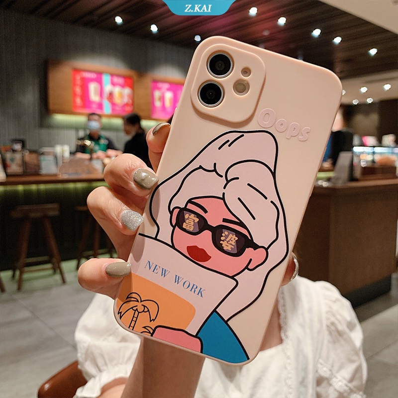 Soft Case Silikon Shockproof Motif Boneka Kartun Untuk iPhone 13 12 6 7 8 Plus 11 Pro MAX