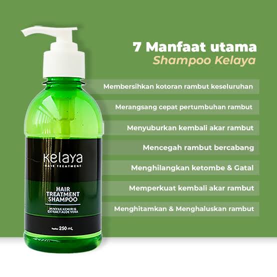 SHAMPOO KELAYA HAIR TREATMENT PENUMBUH RAMBUT PERAWATAN RAMBUT RONTOK SHAMPO PELURUS RAMBUT ORIGINAL