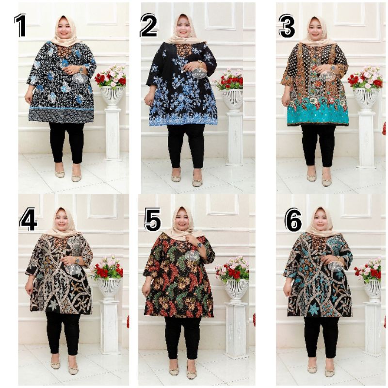 Termurah Atasan Batik Wanita.batik Kerja. Batik Atasan Batik Coupell, Tunik Pelangi XWkJ0MhwRkpaR