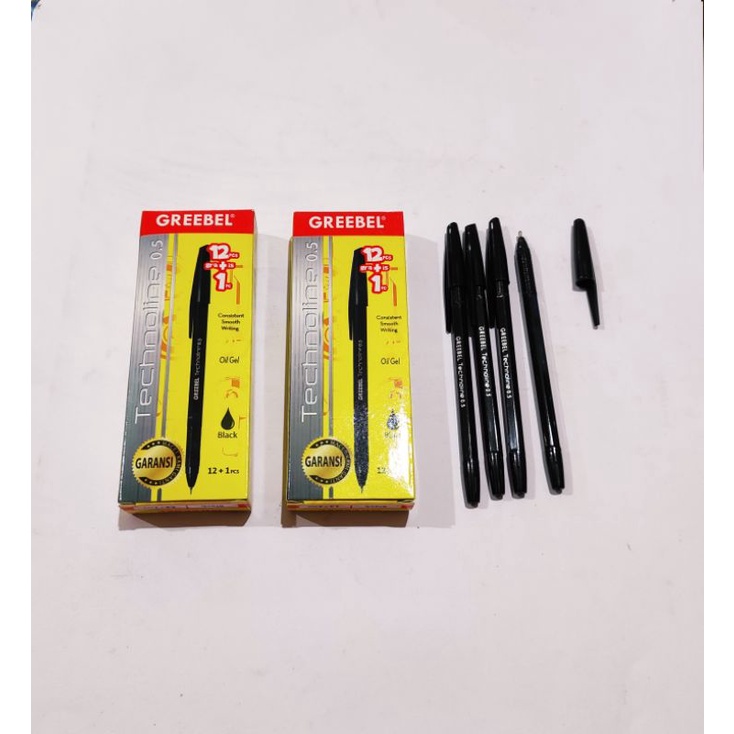 

PULPEN GREEBEL PROMO BELI 12 GRATIS 1 PC WARNA HITAM