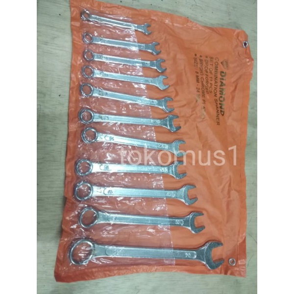 KUNCI RING PAS SET 11 PCS MURAH