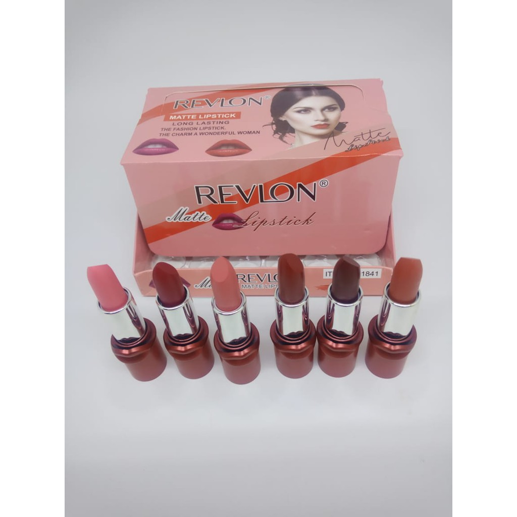 LIPSTICK REVLON MATTE LIPSTICK 1841 LONG LASTING/LIPCREAM PERBOX