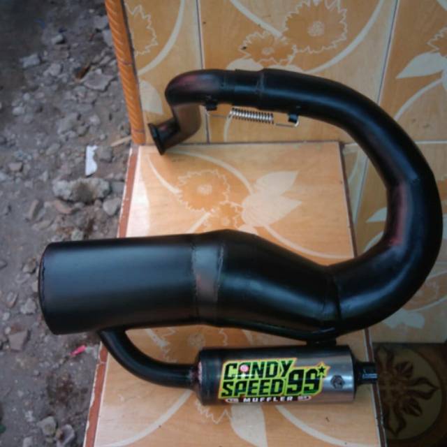 Knalpot vespa pts polini