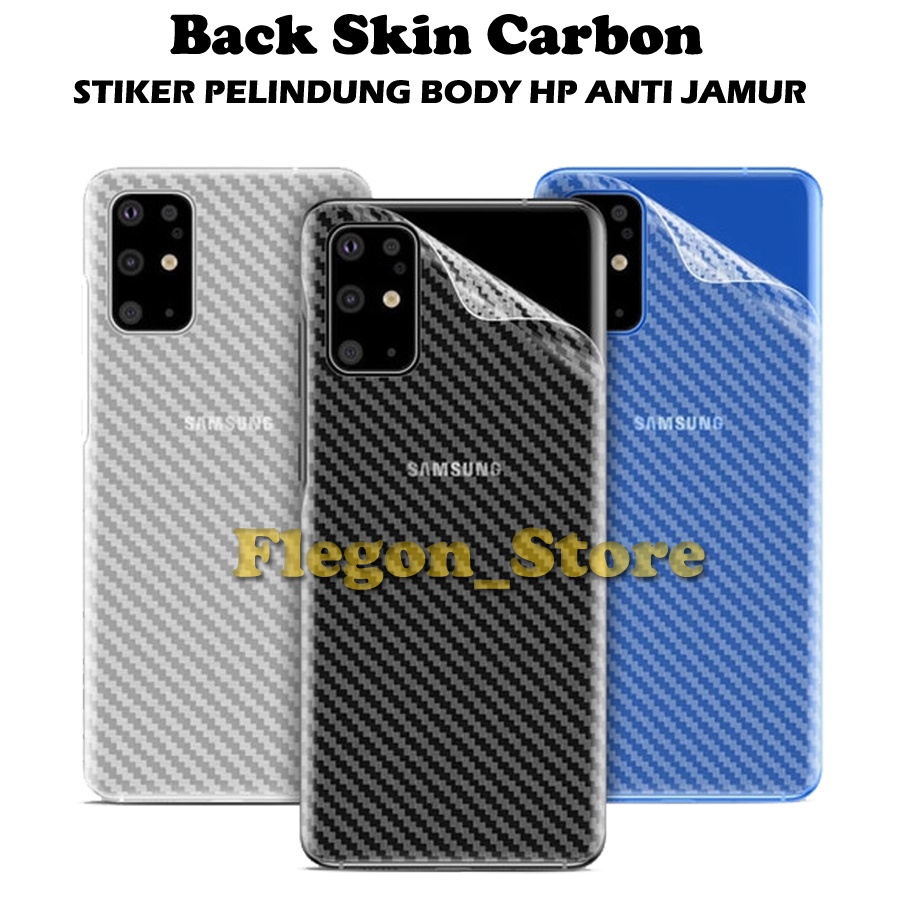 Skin Carbon Belakang Hp Samsung Galaxy A12 2021