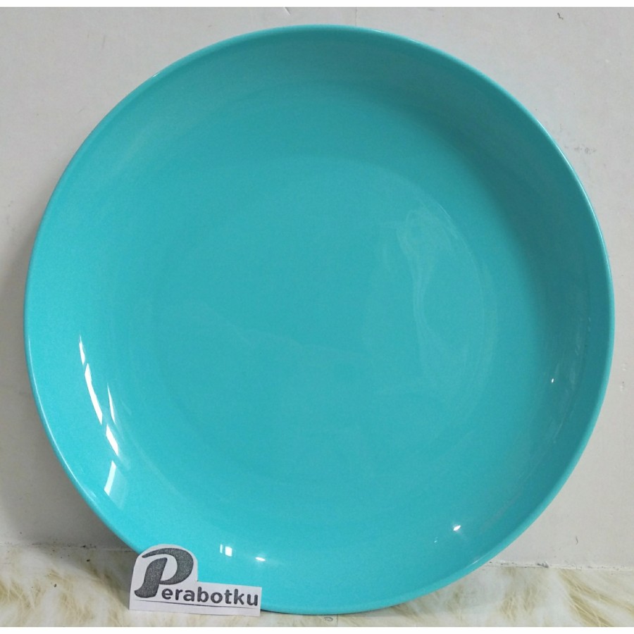 Piring Bulat M Biru PR-205-1 Hoyaplast/Piring Plastik/Wadah Saji