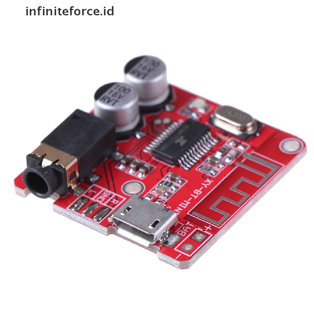 (infiniteforce.id) Modul decoder mp3 Player wireless bluetooth 3.7-5v Support Kartu tf