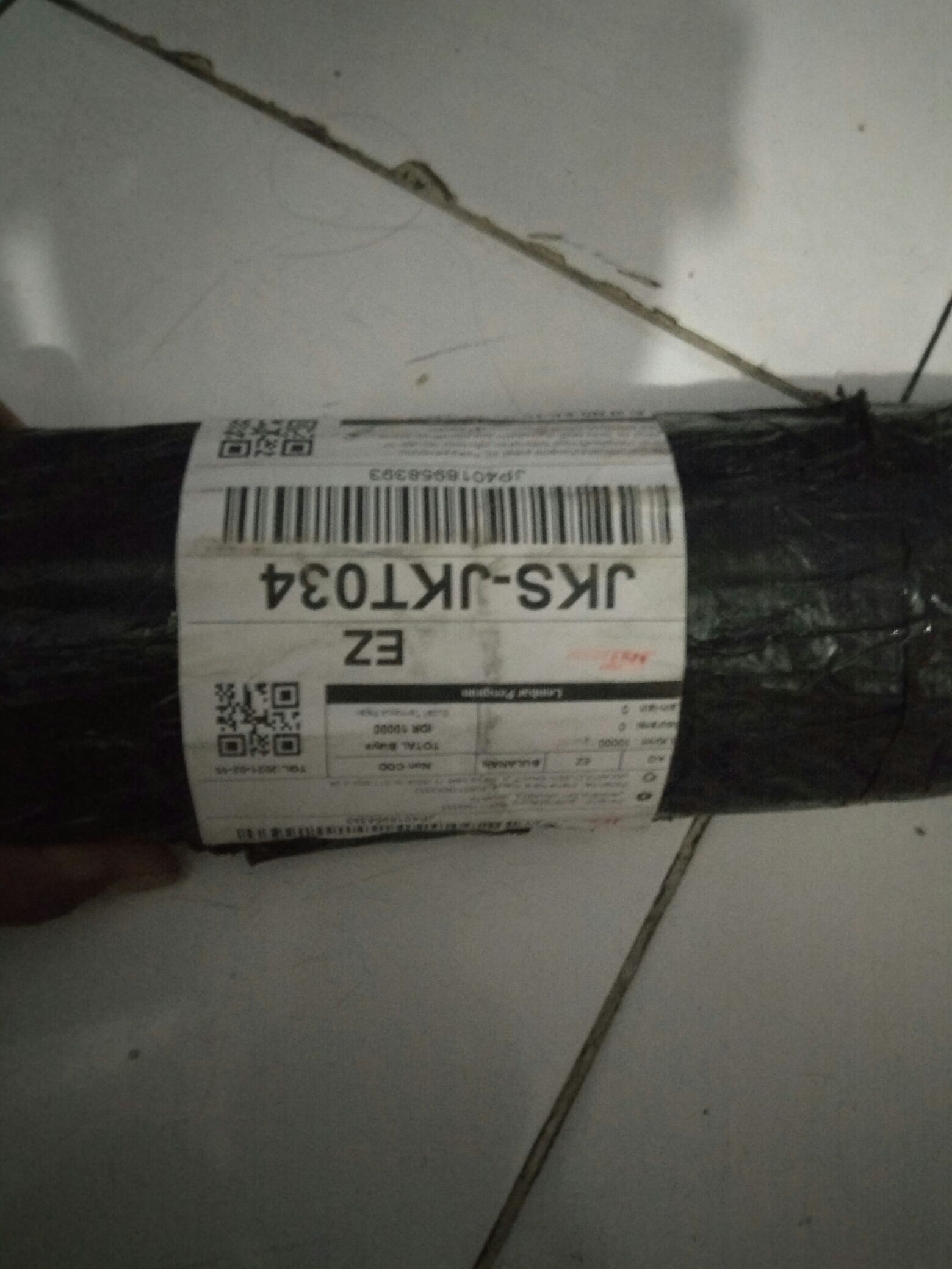 Payung Lipat 3 Polos 3 Dimensi Dalam Hitam