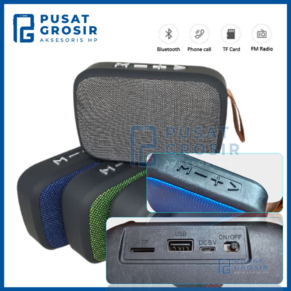 Speaker Bluetooth Portable Mini MG2  spiker blutut musik bok speker bloetooth Wireless box music