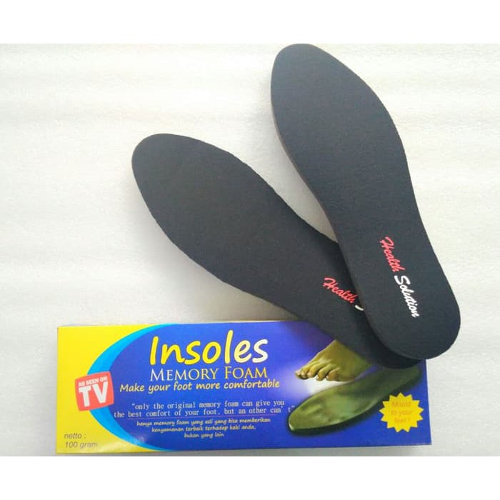 Insole Alas Sepatu - Alas Sandal - Alas Kaki Empuk - Insole memory foam