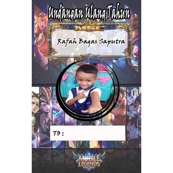 TEMA ISHWAR 010 UNDANGAN ULANG TAHUN ULTAH ULANGTAHUN KARTU UNDANGAN BIRTHDAY SURAT UNDANGAN KERTAS 