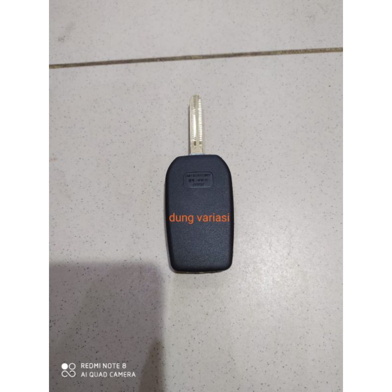 casing kunci lipat flip key Toyota 3 tombol Innova Fortuner hilux