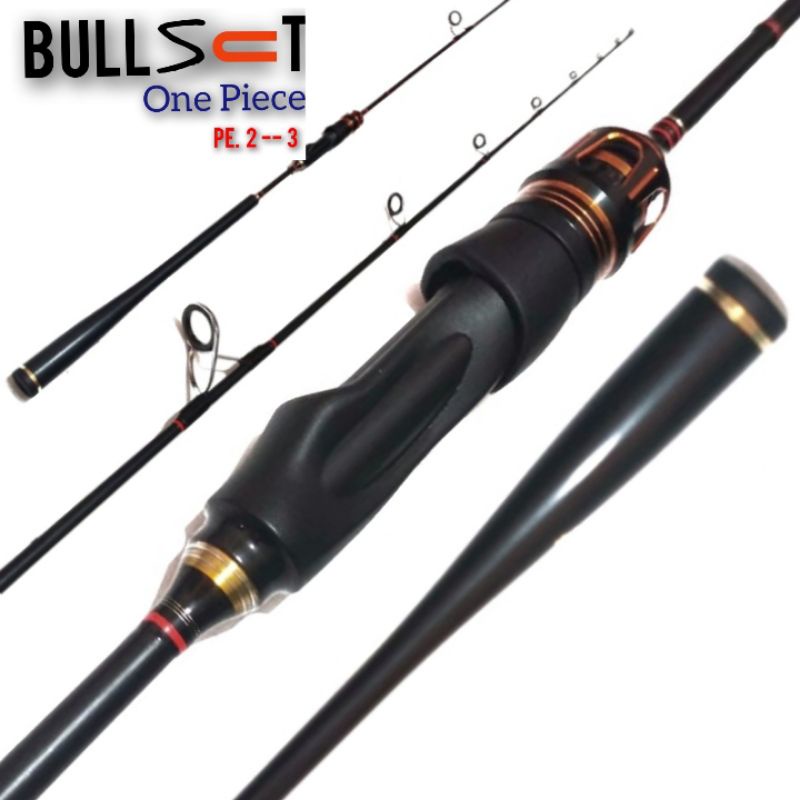 Joran Pancing BULLSUT ONE FIECE Joran Laut Carbon  Sutet Custom. 180 cm (PE. 2 -- 3)