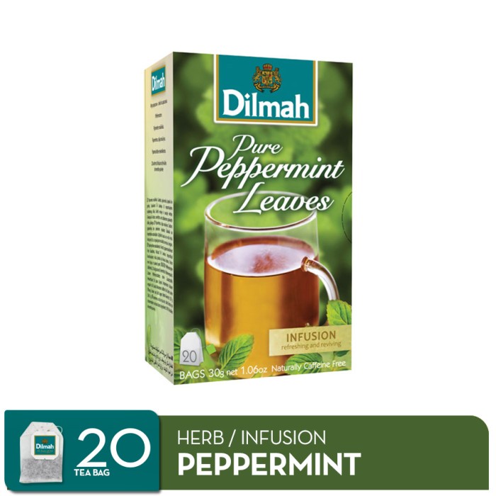 

(BISA COD) Dilmah Infusion Tea Pure Peppermint - Teh Celup - Tag Tbag 20s