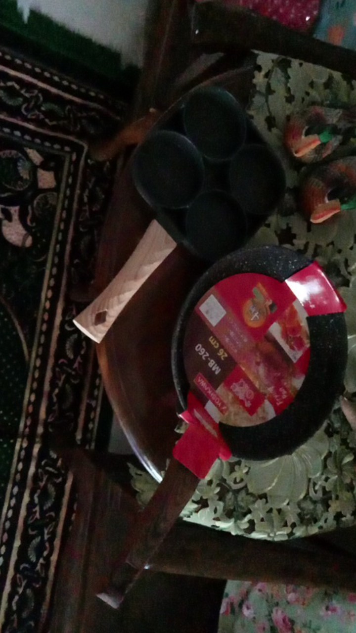 Rapa Wajan Fry Pan Teflon Anti Lengket Marble Ceramic 22/24/26/28cm Mb