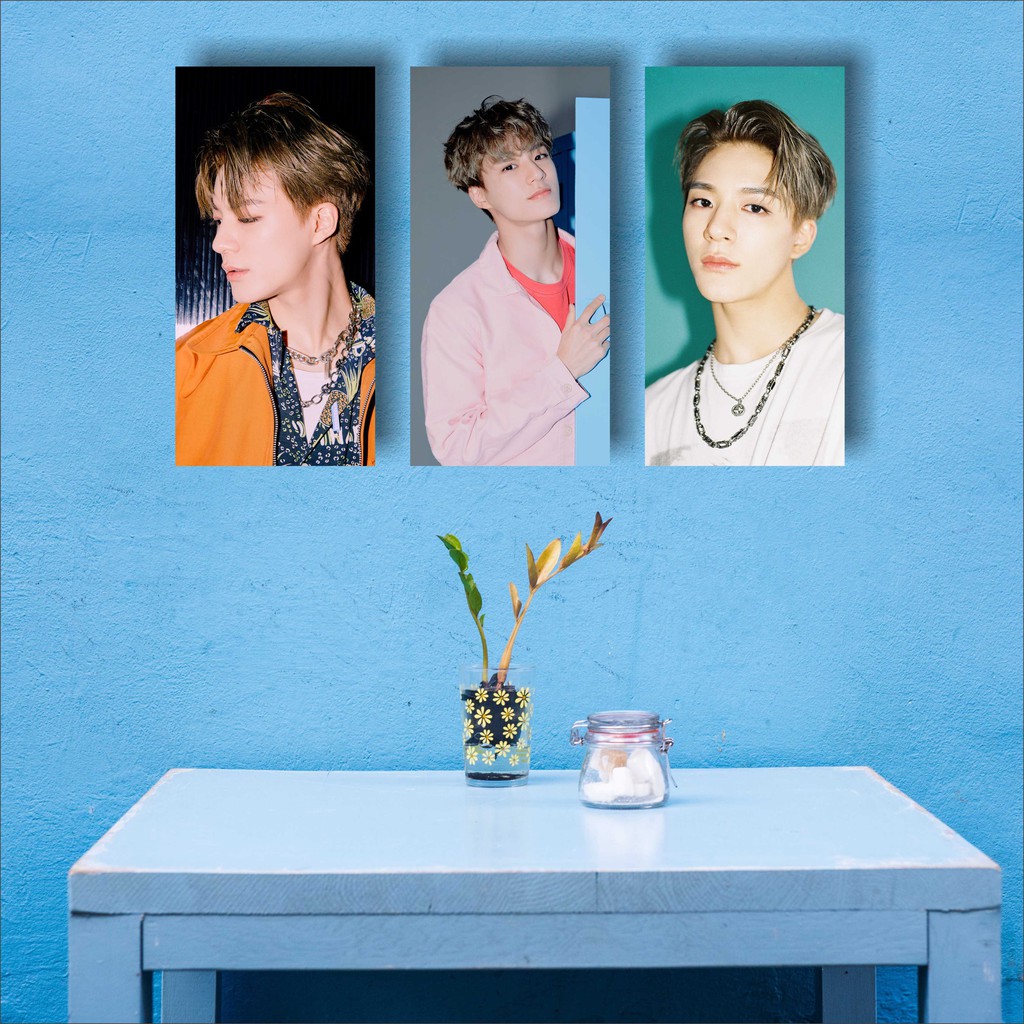 Walldecor NCT Dream Ridin Jeno Ukuran 15x30cm Wall Decor Poster Kayu Hiasan Dinding KPOP Korea Gloss