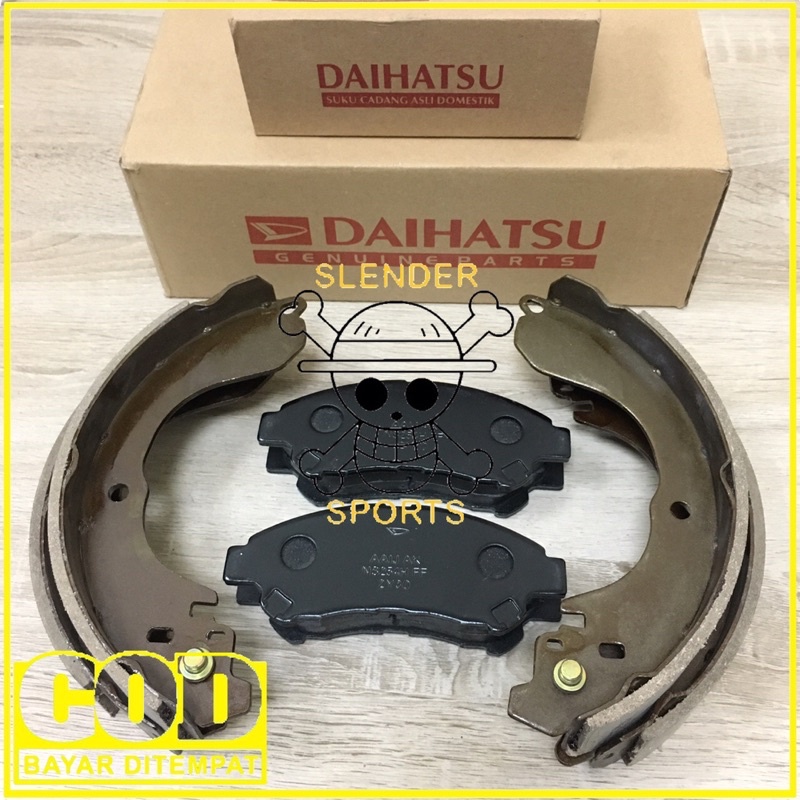 PAKET KAMPAS REM DEPAN DAN BELAKANG GRAND MAX - BRAKE PAD GRAND MAX LUXIO DEPAN BELAKANG