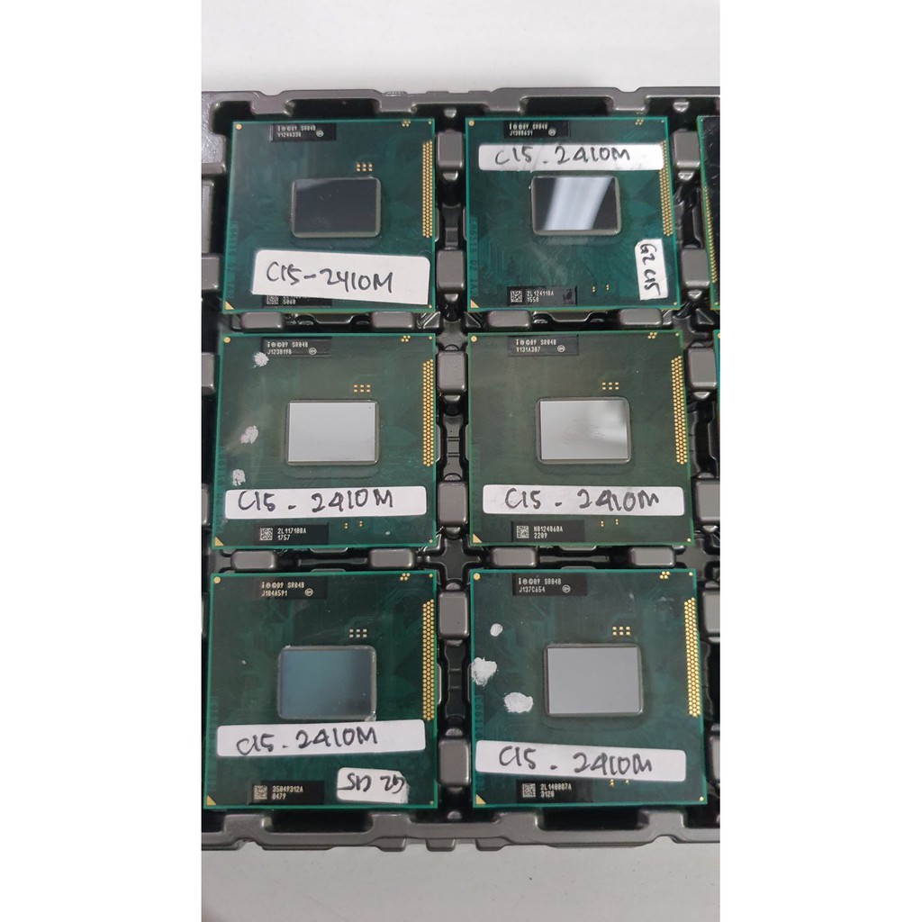 PROSESOR LAPTOP INTEL Ci5-2410  2.4GHZ (cocok buat upgrade versi )