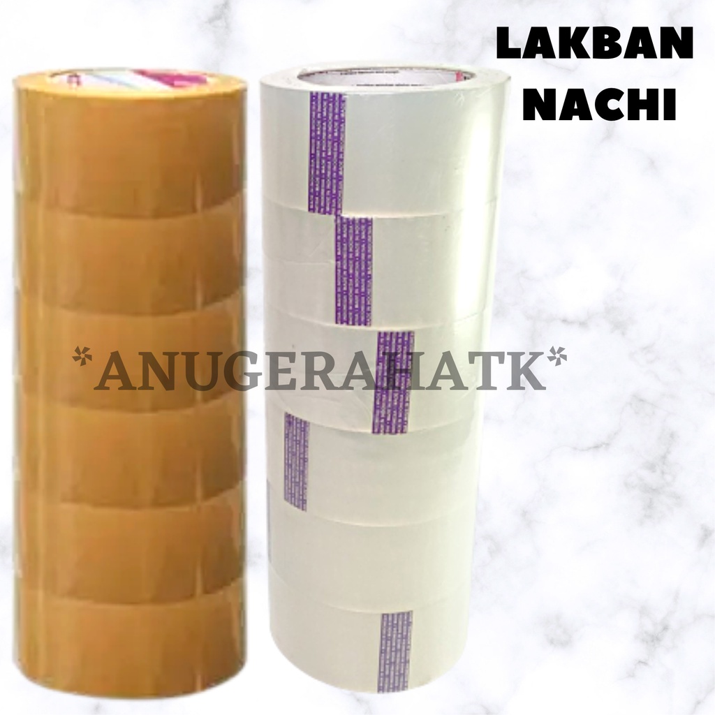 

Lakban / ISOLASI NACHI 2 Inch x 100 Yard (Core ungu /Tipe yg paling Rekat)