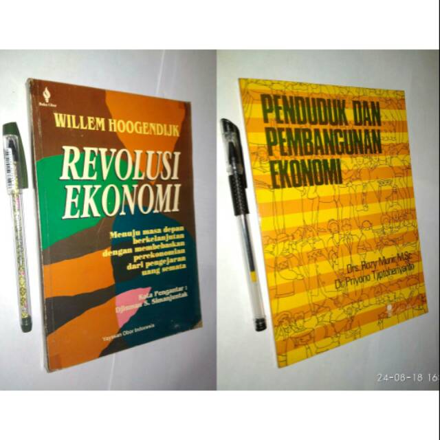 ORIGINAL - Paket 2 Buku : Revolusi Ekonomi | Penduduk dan Pembangunan Ekonomi
