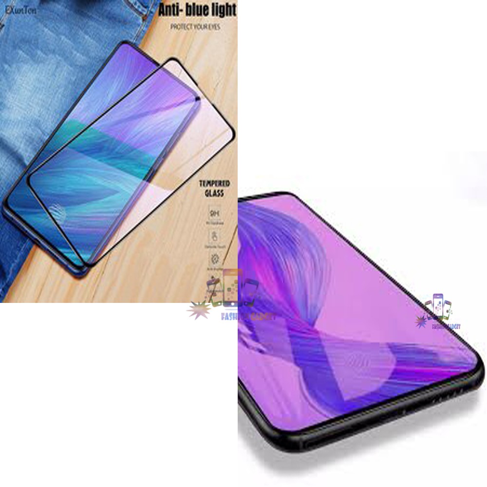 Tempered Glass Oppo K3 / A15 / A5S / VIVO Y91 / Y30i / Y30 / Y50 / Xiaomi Redmi Note 9 / Note 9 Pro Blue Light Screen Protector Pelindung Layar Anti Gores Temper Oppo K3 Blue