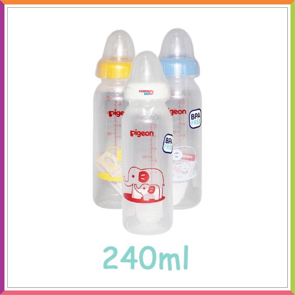 PIGEON BOTOL SUSU BAYI | PIGEON STANDART ASSORT BABY ORIGINAL | DOT NIPPLE